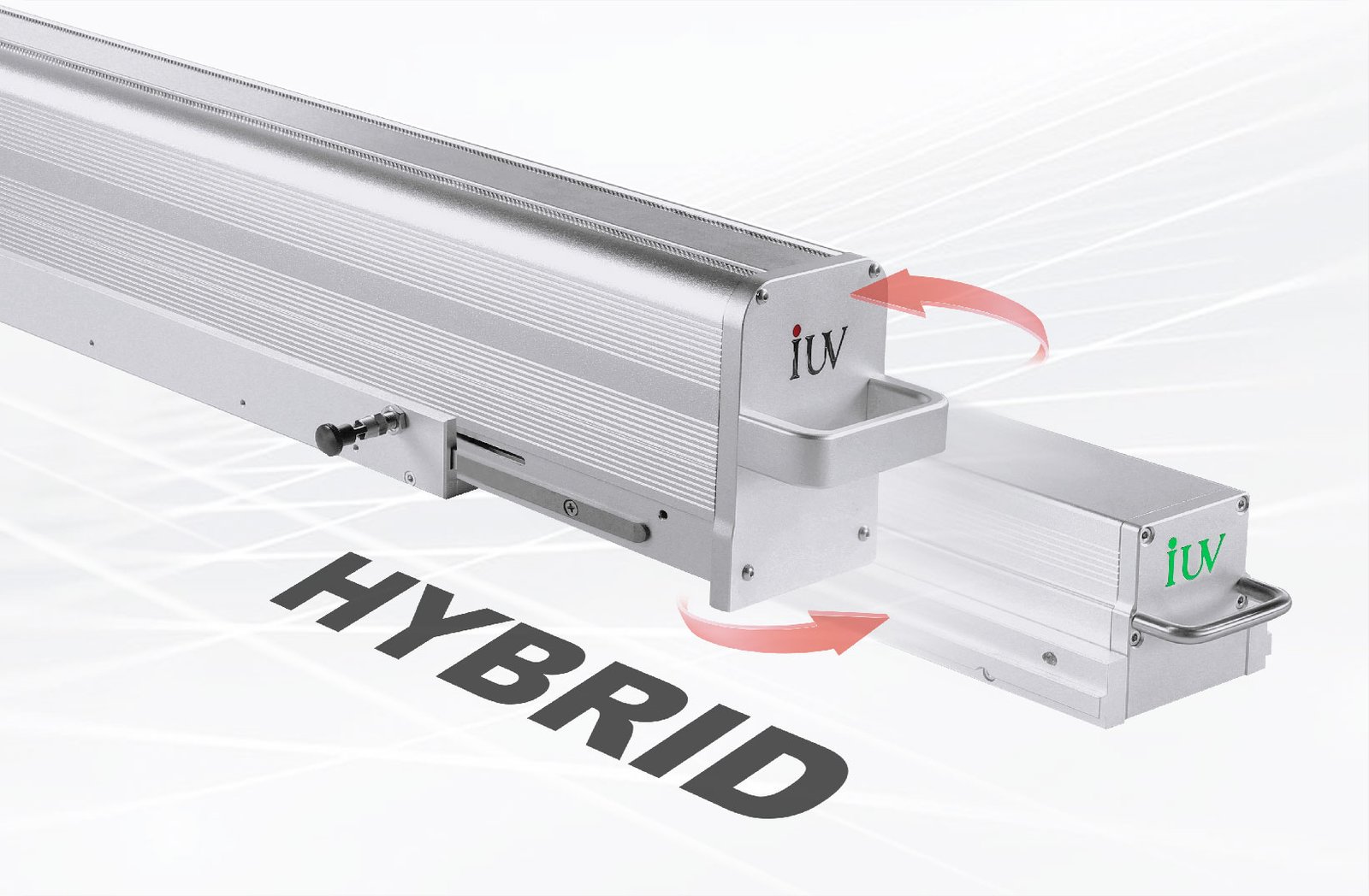 Mercury and LED UV interchange Curing System IUV Hybrid uv curing system